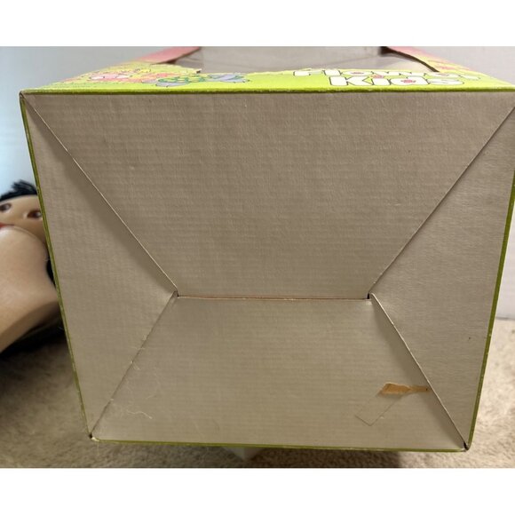 Flower Kids Doll By Blue Box Blond Hair White Blue Dress Freckles Brn Eyes 1983 - Picture 10 of 11